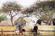 Winslow Homer Children on the wall oil painting on canvas